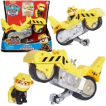 PAW PATROL Rubble Moto Pups – gele stuntmotor met figuurtje