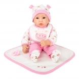 small foot pop Hanna met zacht stoffen lichaam en accessoires