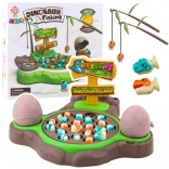 Spel voor kinderen Vissen naar dinosaurussen met magneten en geluiden