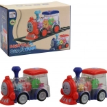 Locomotief met Tandwielen op Batterijen met Licht