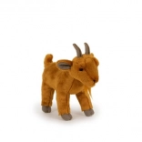 Pluchen geit bruin 25 cm