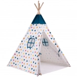 Bigjigs Toys kindertipi met kleurrijk patroon van FSC-hout