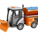 Schoonmaakwagen met effecten