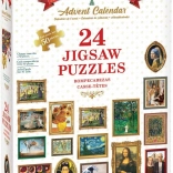 Adventskalender puzzel EUROGRAPHICS Fine Art 24×50 stukjes