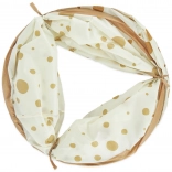 Bieco zelfuitvouwende speeltunnel met stippen