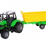 Grote tractor met aanhanger