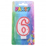 Partykaars voor taart - nummer 6