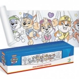 Kleurposter PAW PATROL 70 × 16 cm