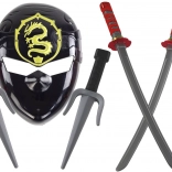 Set Ninja Warrior Masker Zwaarden Dolken Rode decoraties