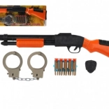 Politiespeelset met geweer, kogels en handboeien