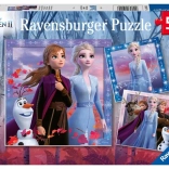 Ravensburger puzzel Frozen 2: De reis 3x49 stukjes