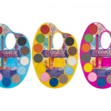 Grafix palet met waterverf 12 stuks geel