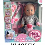 Interactieve pop Marysia met doktersaccessoires