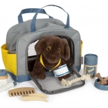 Pluchen hond met zorgset van Small Foot