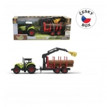 MaDe tractor met aanhanger en arm – groen