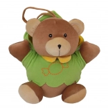 Pluchen teddybeer met speeldoos BABY MIX – groen
