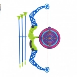 Boog met zuignappijlen en doel 57 cm