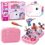 Creatieve bouwset Eenhoorn met boormachine