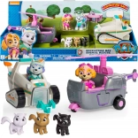 Paw Patrol reddingsset Skye en Everest – helikopter, sneeuwscooter en kittensfiguren