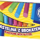 Astra klei met glitter – 12 kleuren
