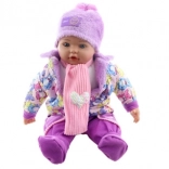 Baby-pop meisje 50 cm met hartjes