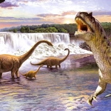 Puzzel 260 stukjes Diplodocus