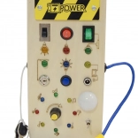 Houten interactieve LED busy board 2Kids Toys