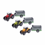 Metalen Tractor met Hekwerk 19 cm