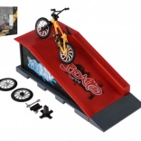 Finger BMX-fiets met schroefbare accessoires en ramp