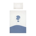 Kinderkatoenen beddengoed voor ledikant BELISIMA Ballons 90 × 120 cm, blauw, 3-delig