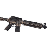 Plastic speelgoedgeweer met vliegwiel 61 cm