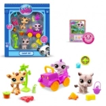 Littlest Pet Shop safariset met 3 diertjes