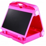 Dubbelzijdig kindertekenbord met krijt en stiften 2-in-1