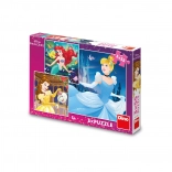 Puzzel DISNEY PRINCESS 3×55 stukjes