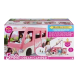 Barbie Dream Camper – kampeerauto met glijbaan en meer dan 60 accessoires