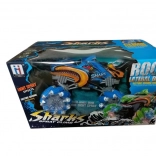 RC auto Haai blauw met nevel-effect en 2,4 GHz