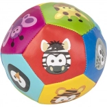Kleurvolle zachte bal met diertjes