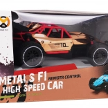 Gouden metalen speelgoedauto op afstandsbediening