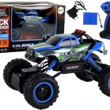 RC terreinauto 1:14 2,4 GHz blauw 4x4