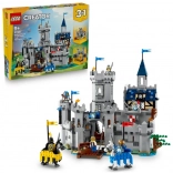 Lego Creator 3-in-1 middeleeuws kasteel en ridders te paard