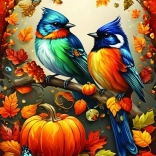 Herfstpuzzel vogels 500 stukjes