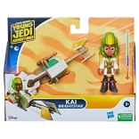 Star Wars Young Jedi Adventures – speeder en figuur Kai Brightstar