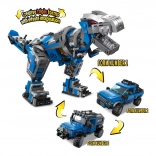 Qman Onbeperkte ideeën 3-in-1 mechanische technologie – robotdinosaurus en terreinwagens