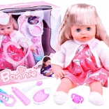 Interactieve babypop met accessoires – Roze