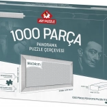 Puzzel­lijst 96x34 cm wit