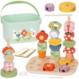 houten educatieve box 5-in-1 Magic Garden van Tooky Toy