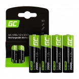 Oplaadbare AA-batterijen 2000 mAh Green Cell Sticks (4 stuks)