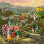 Puzzel Kleine Heks Bibi: Bijeenkomst van Kleine Heksjes 1000 stukjes