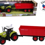 Tractor met aanhanger met licht en geluid