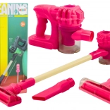 Kinder steelstofzuiger met licht en geluid – roze